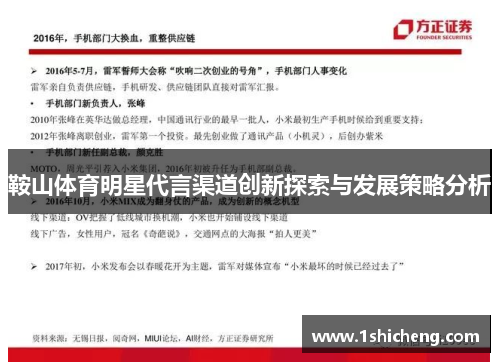 鞍山体育明星代言渠道创新探索与发展策略分析